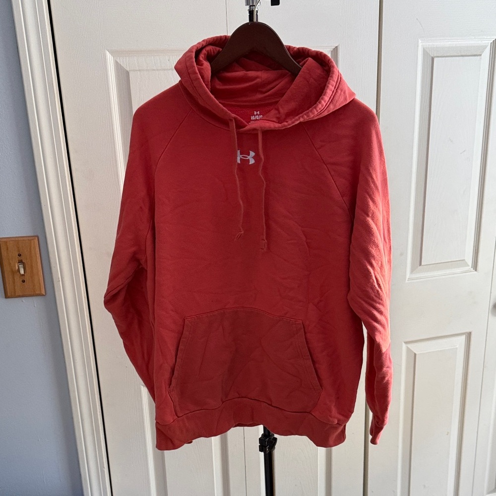Under Armour Men's coral Hoodie